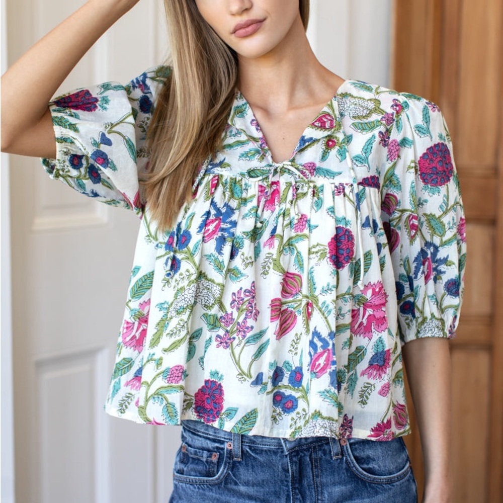 Emerson Fry PUFF ISLA TOP - LAURENT ORGANIC